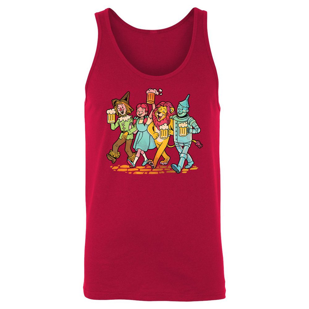 Unisex Jersey Tank - 4TQNMLNY - Red - 11