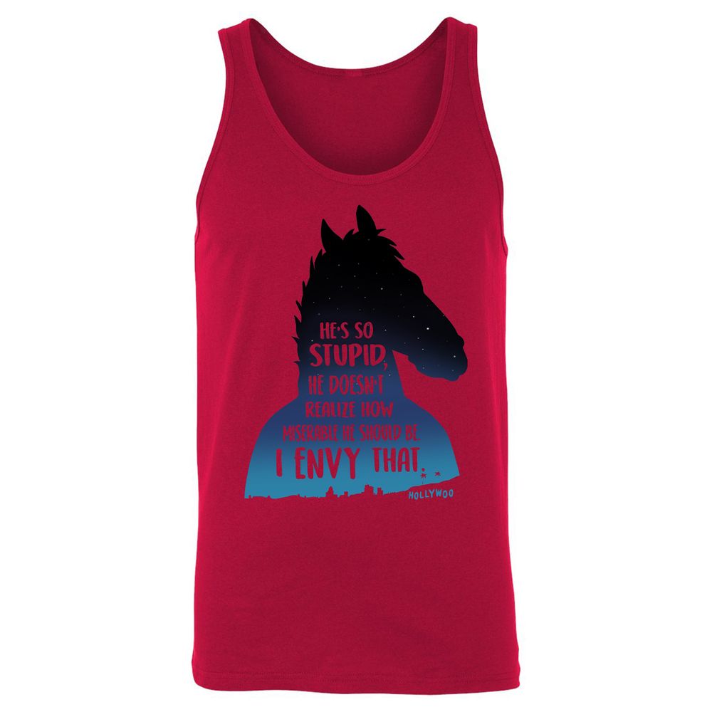 Unisex Jersey Tank - 1MSPRJLF - Red - 11