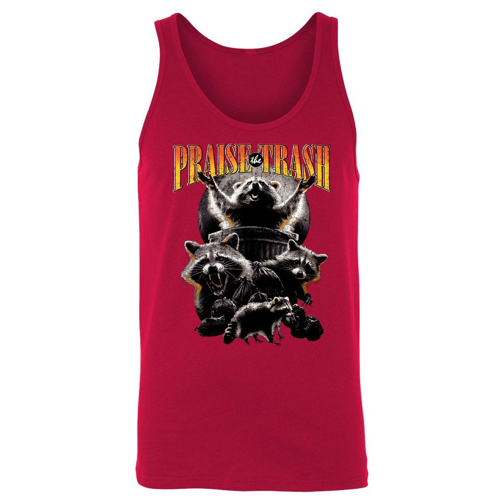 Unisex Jersey Tank - 4SBKHQLF - Red - 11