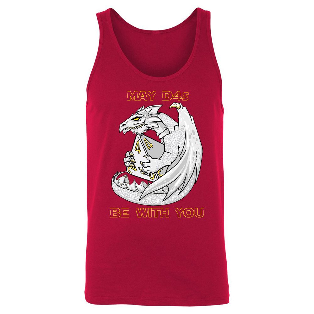 Unisex Jersey Tank - Y1R7ZSKS - Red - 11