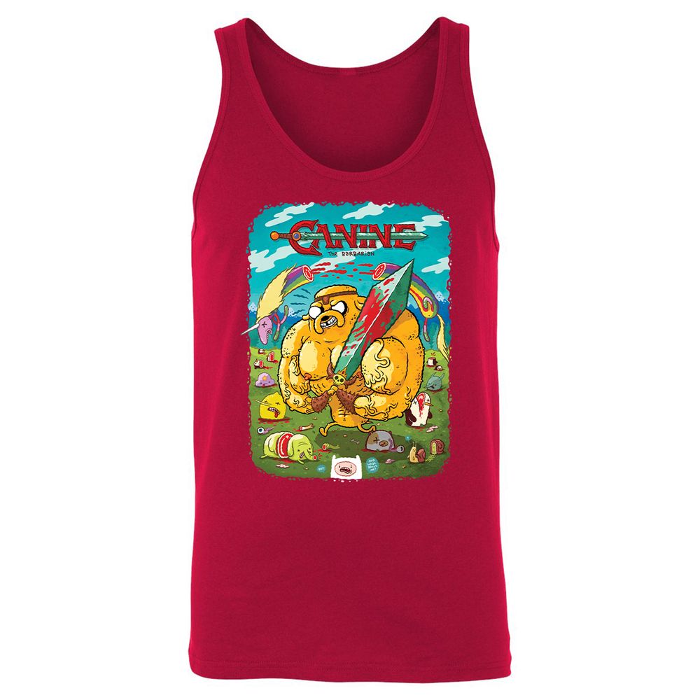 Unisex Jersey Tank - K4ADEDX6 - Red - 11