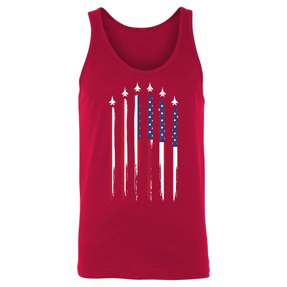 Unisex Jersey Tank - R2PBZ1UG - Red - 11