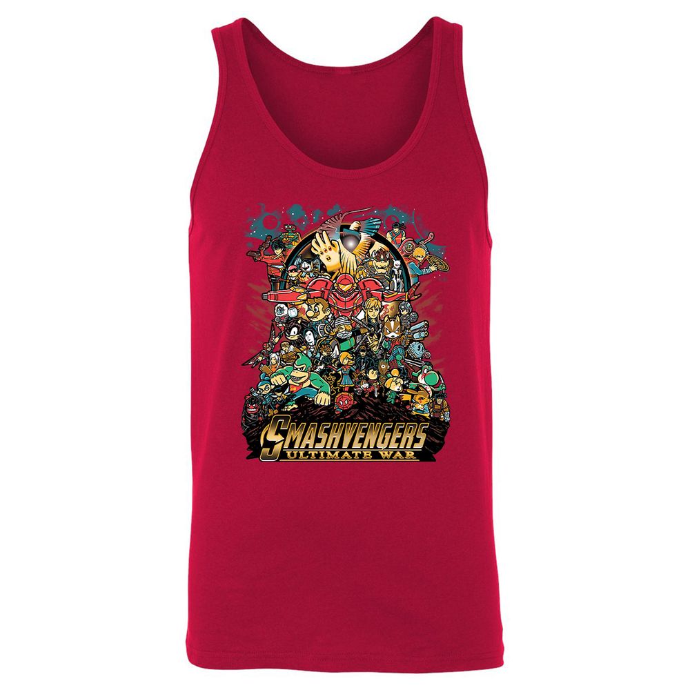 Unisex Jersey Tank - 1QT7E3TQ - Red - 11