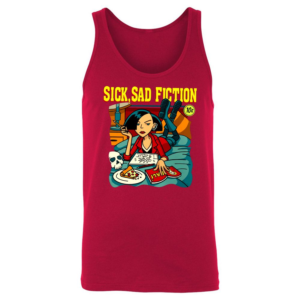 Unisex Jersey Tank - S47MKJSJ - Red - 11