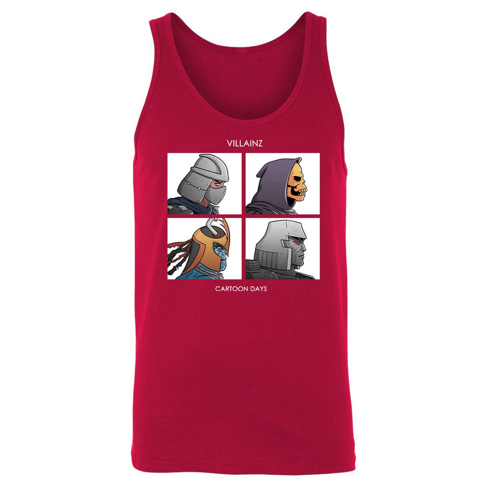 Unisex Jersey Tank - ENQYGB1R - Red - 11