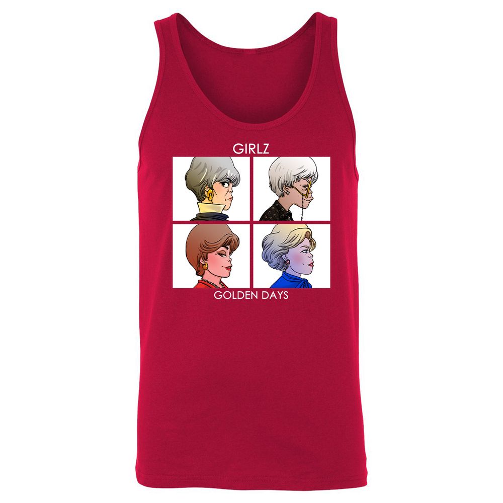 Unisex Jersey Tank - YU3RYV8M - Red - 11