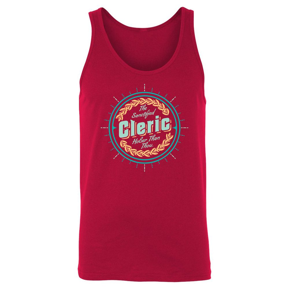 Unisex Jersey Tank - E636UGY4 - Red - 11