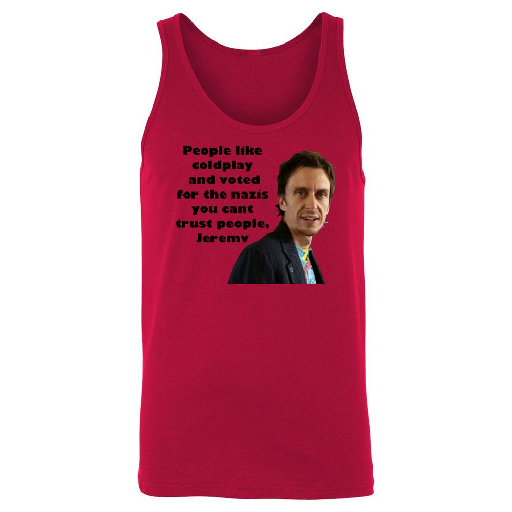 Unisex Jersey Tank - HTZJBBFK - Red - 11