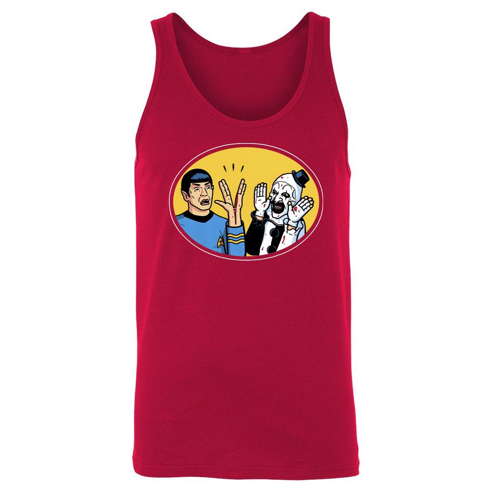 Unisex Jersey Tank - 9XQWCXC8 - Red - 11