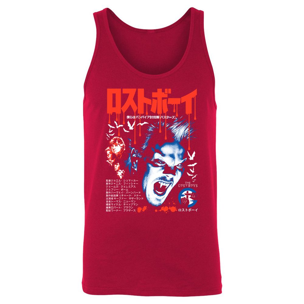 Unisex Jersey Tank - ZHBK49F3 - Red - 11