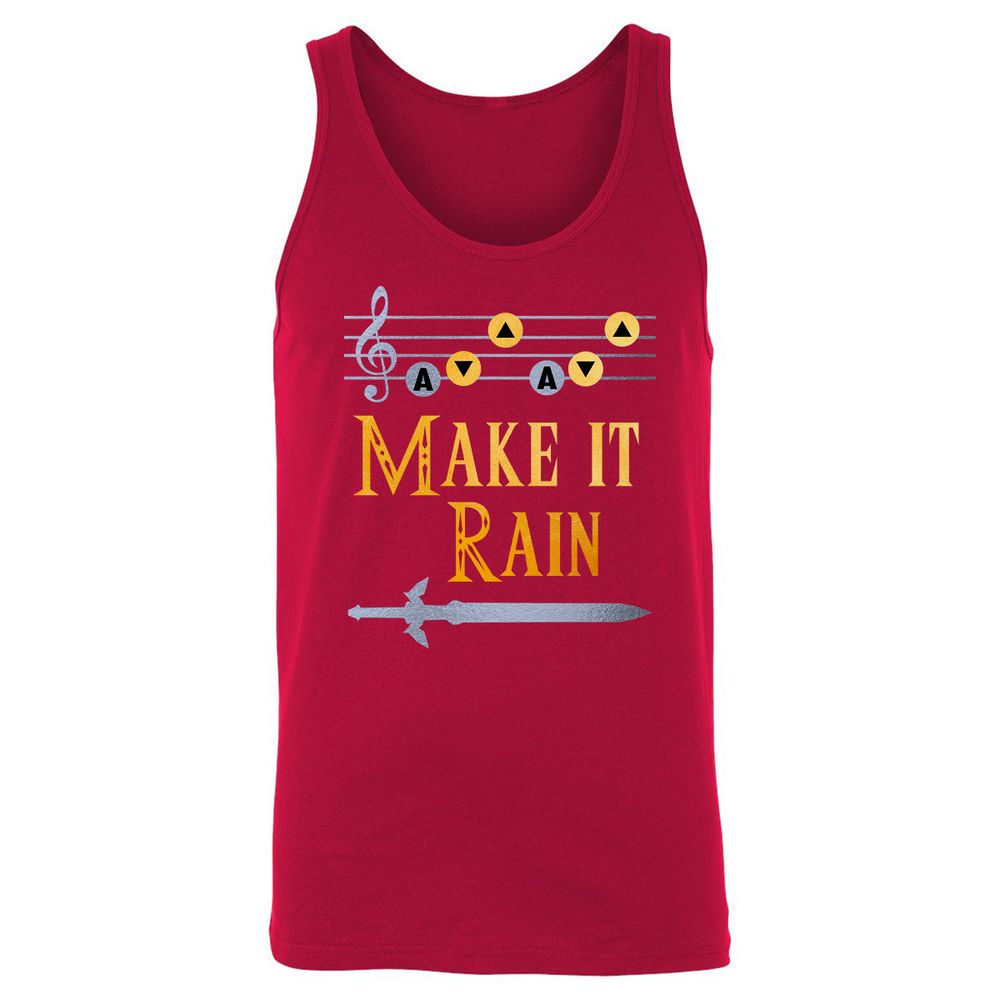 Unisex Jersey Tank - 7EQKSK5Q - Red - 11