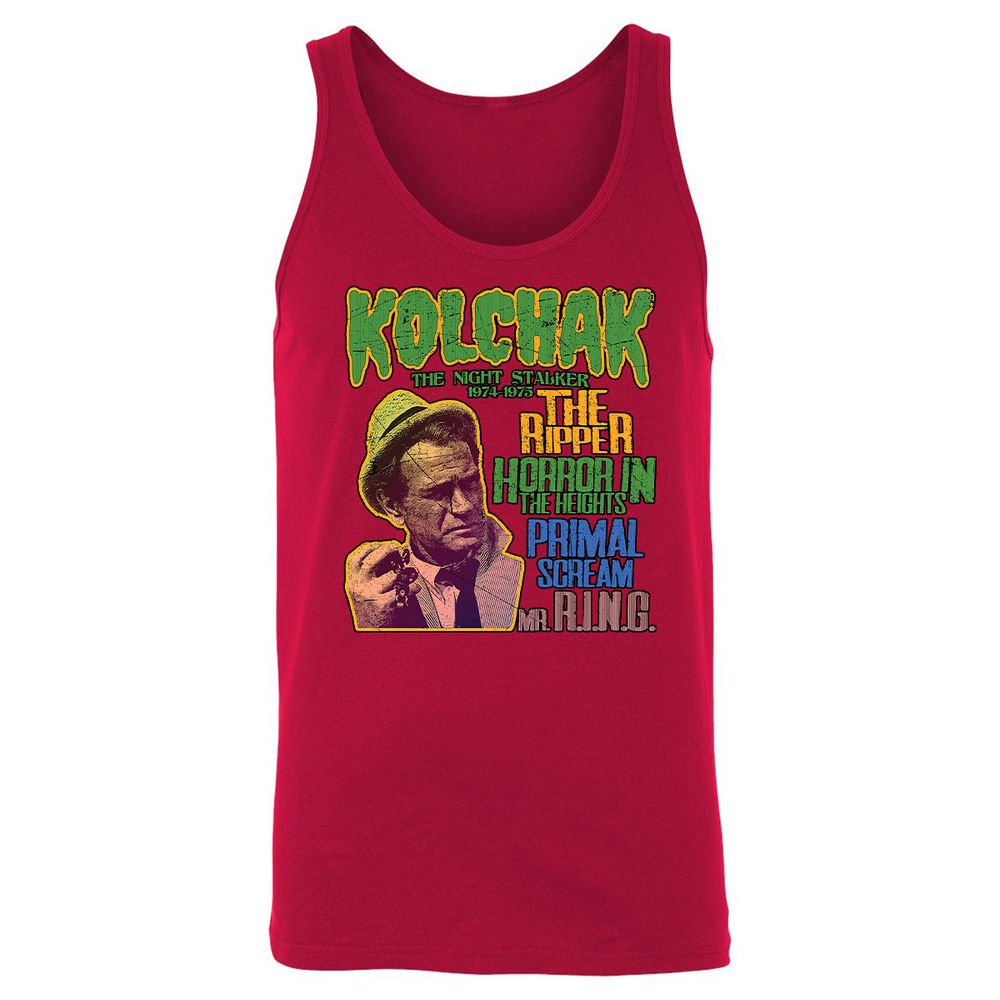 Unisex Jersey Tank - B77T9CAM - Red - 11