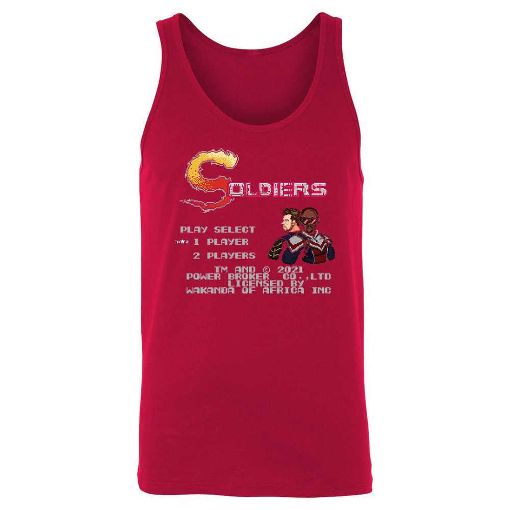 Unisex Jersey Tank - MHV8F6WJ - Red - 11