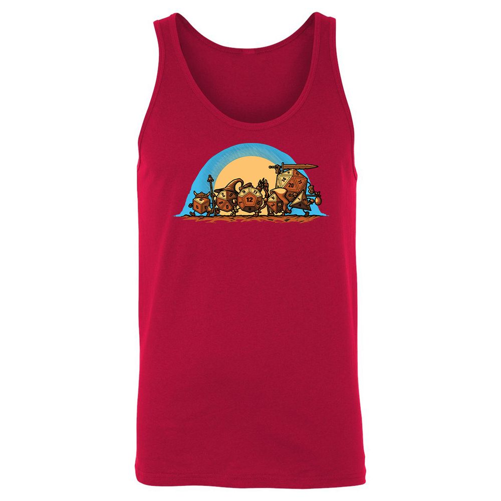Unisex Jersey Tank - L3MQHADH - Red - 11