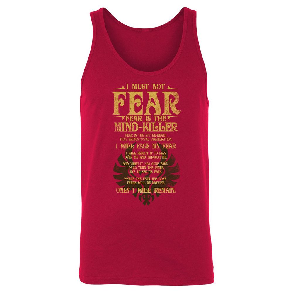 Unisex Jersey Tank - FZQJ48FQ - Red - 11