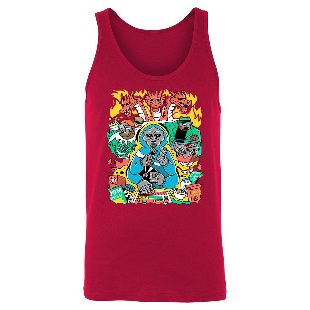Unisex Jersey Tank - 54YZ39PN - Red - 11