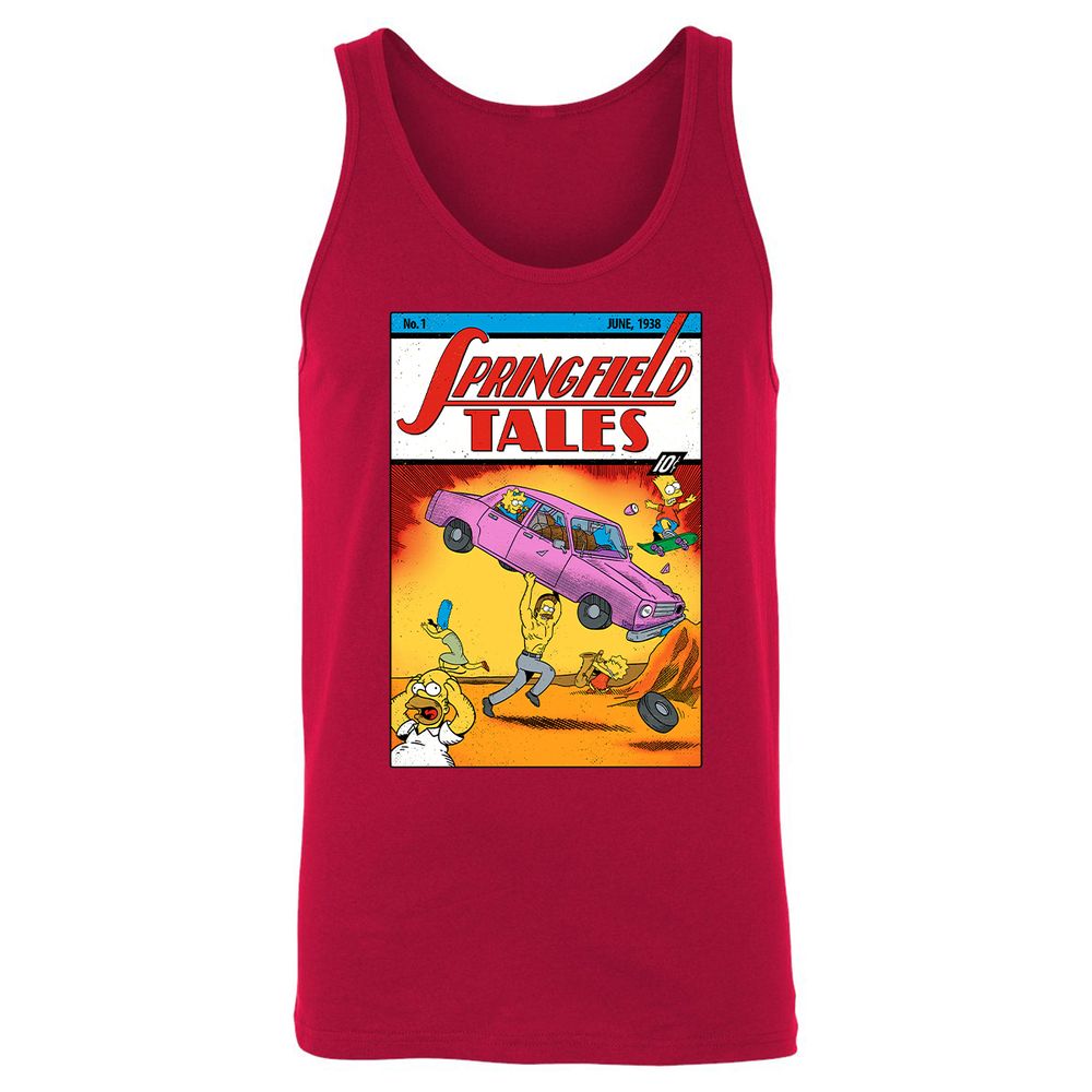 Unisex Jersey Tank - 31FFNQL3 - Red - 11