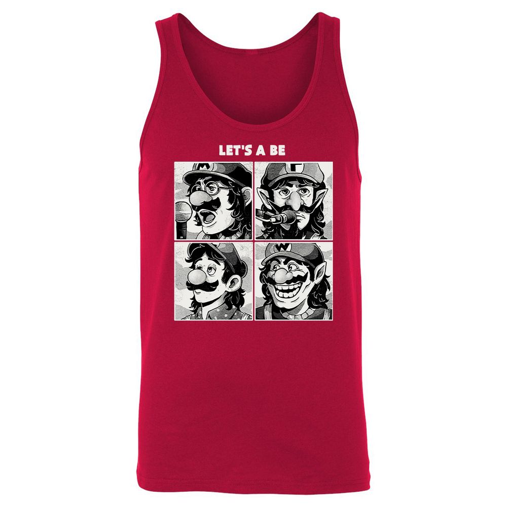 Unisex Jersey Tank - 3RKFF5QQ - Red - 11