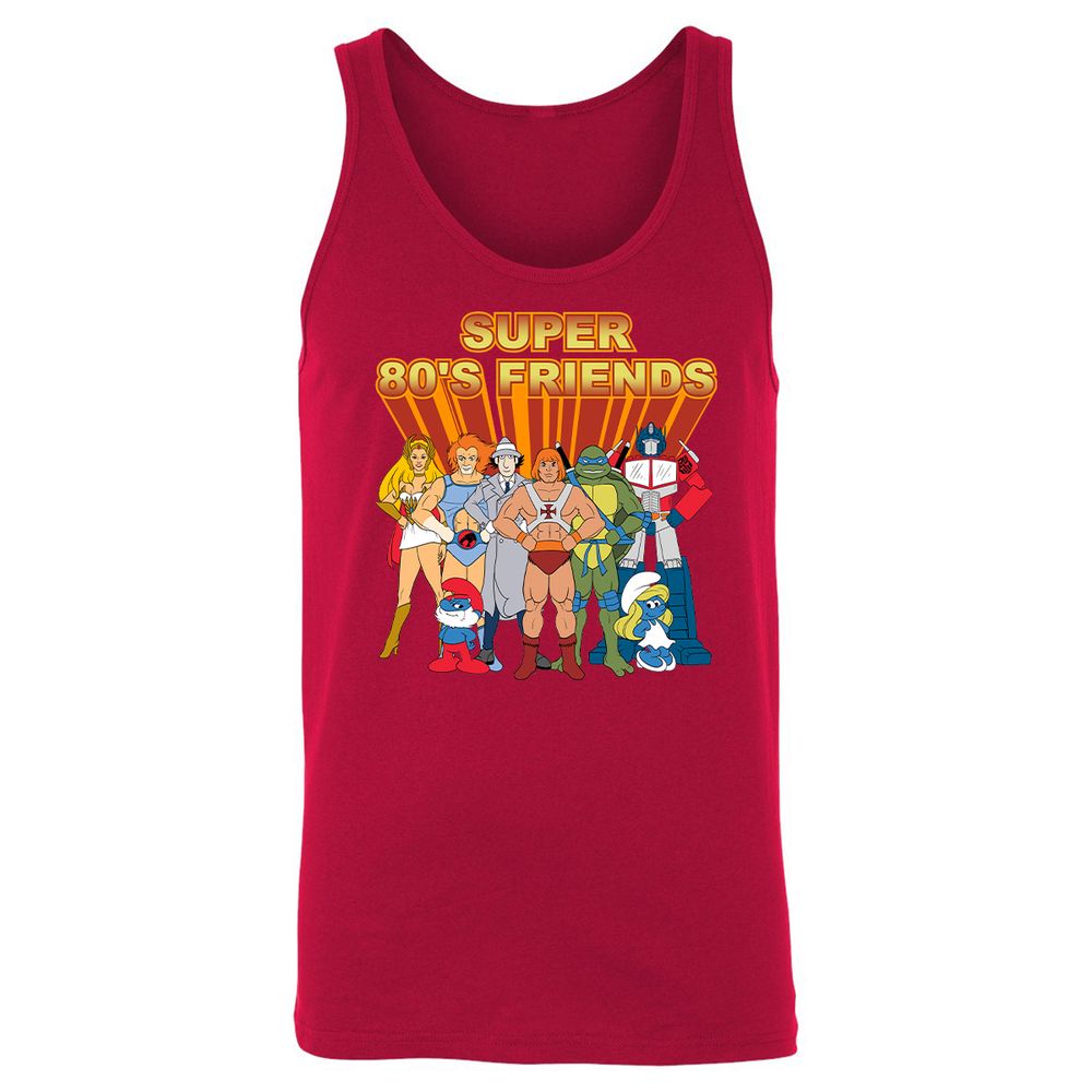 Unisex Jersey Tank - 5P9CAQUD - Red - 11