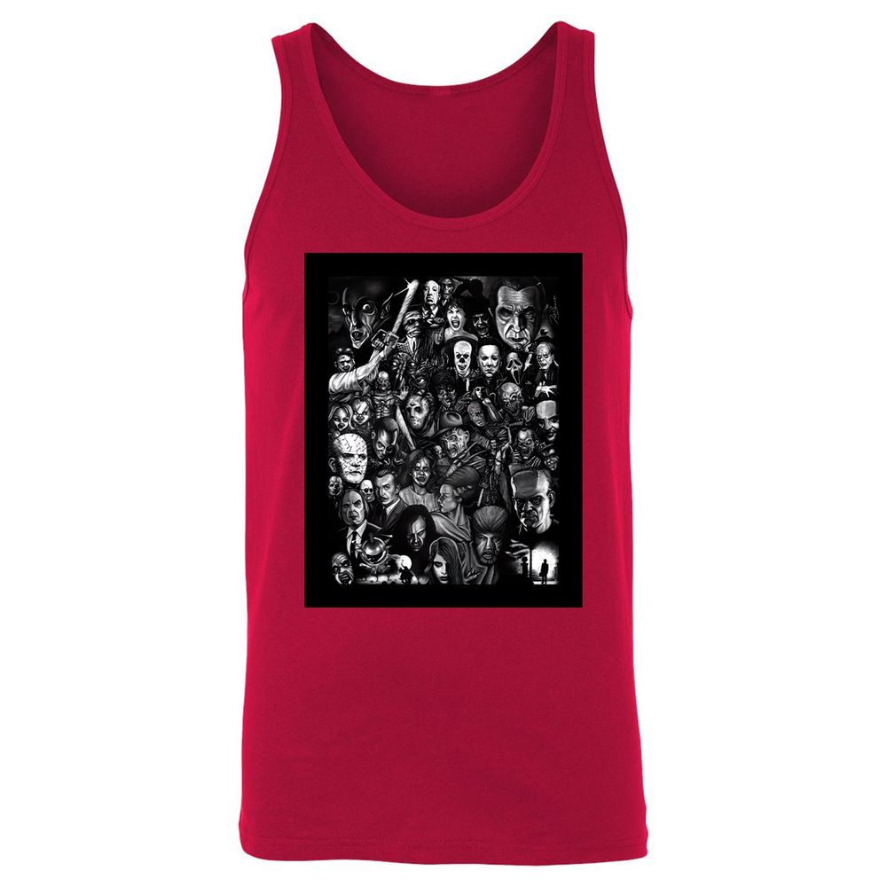 Unisex Jersey Tank - 1LYGW52H - Red - 11