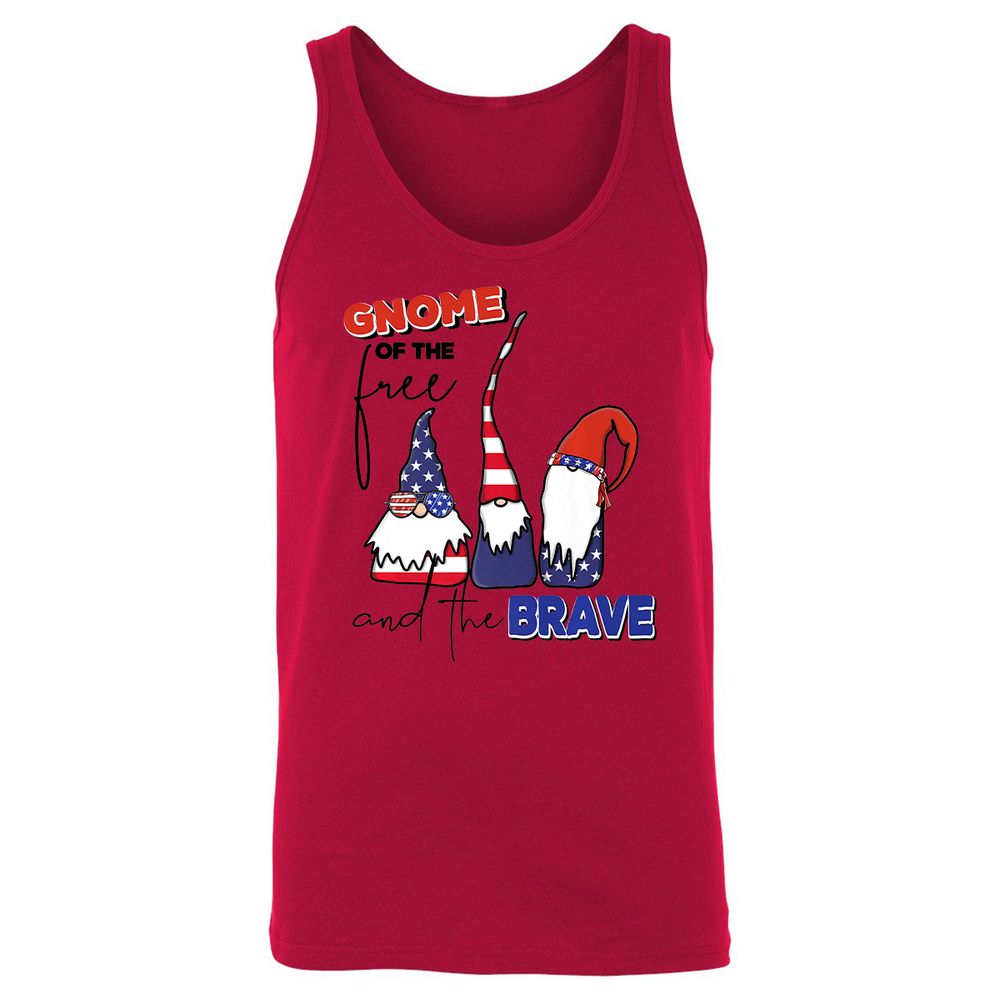 Unisex Jersey Tank - 6G4H29QN - Red - 11