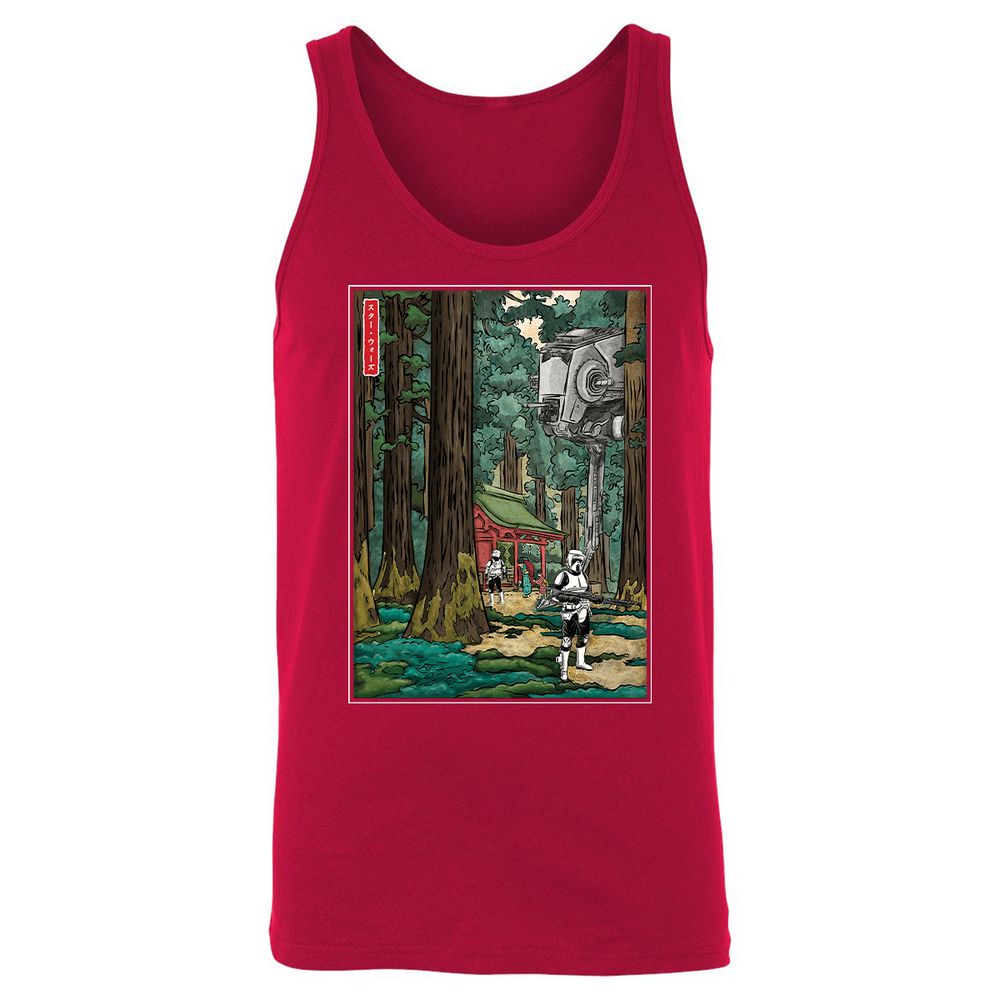 Unisex Jersey Tank - 3LL9RUNS - Red - 11