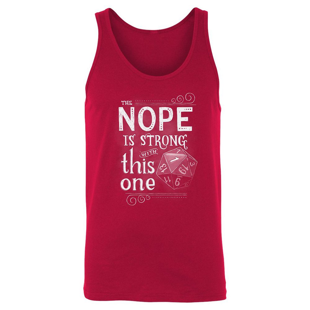 Unisex Jersey Tank - Y96HA5SC - Red - 11