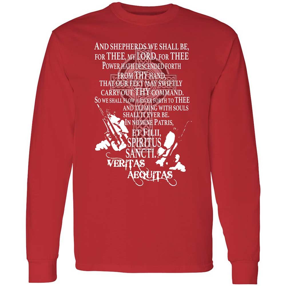 Long Sleeve T-Shirt - DWQAE7JU - Red - 11