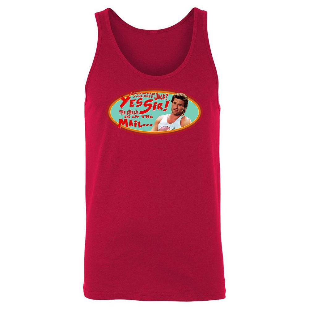 Unisex Jersey Tank - B2SZAQ2J - Red - 11