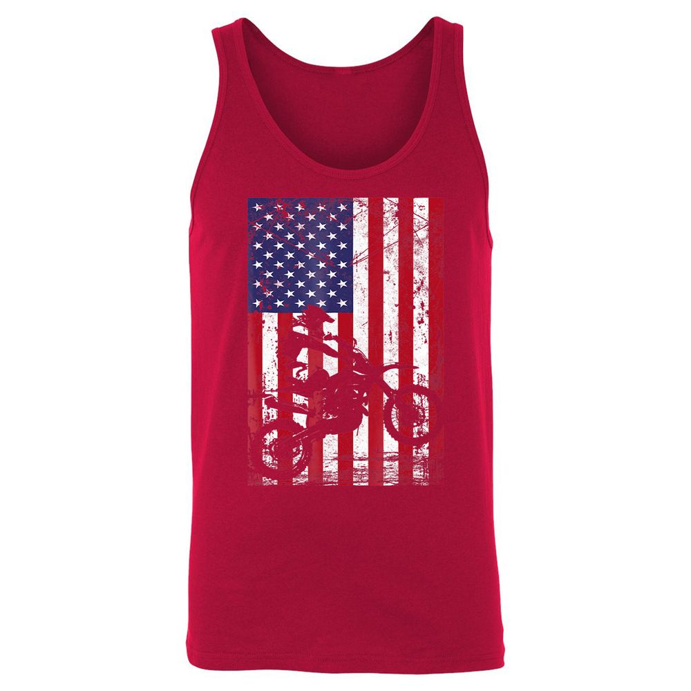 Unisex Jersey Tank - THX4ZF85 - Red - 11