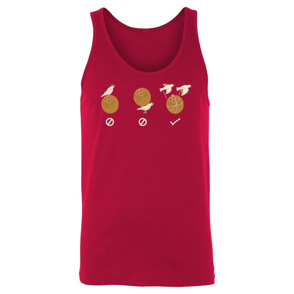 Unisex Jersey Tank - RSDV4GMW - Red - 11