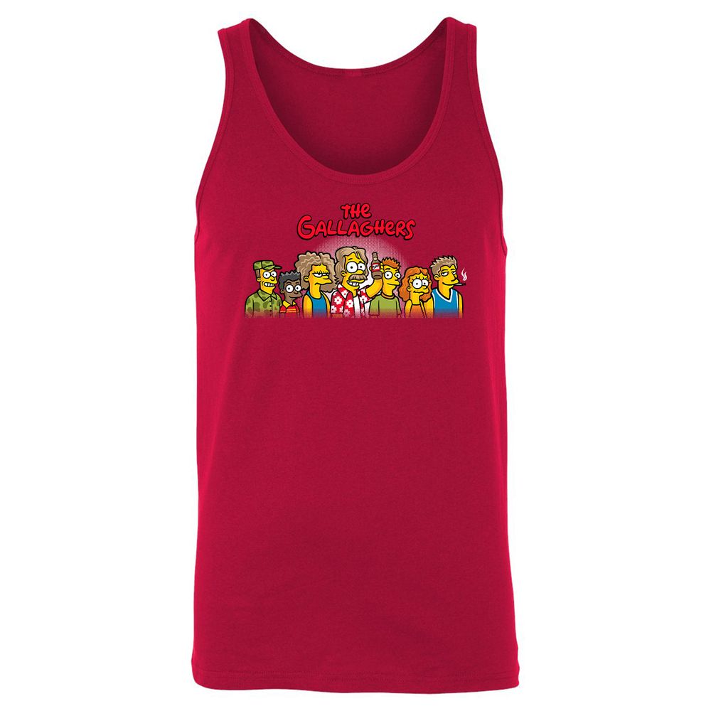 Unisex Jersey Tank - 8NFTHVG7 - Red - 11