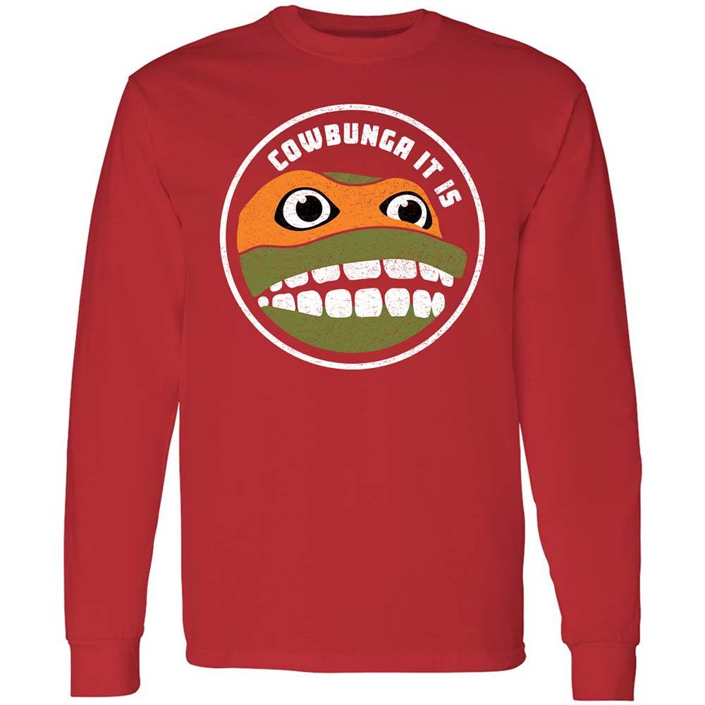 Long Sleeve T-Shirt - PFMA11GB - Red - 11