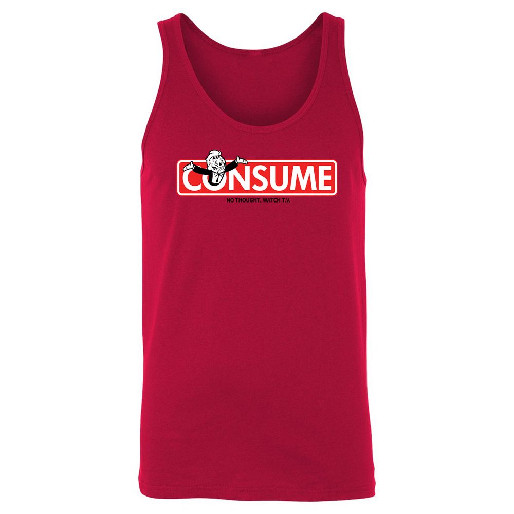 Unisex Jersey Tank - Z5UMUVQZ - Red - 11