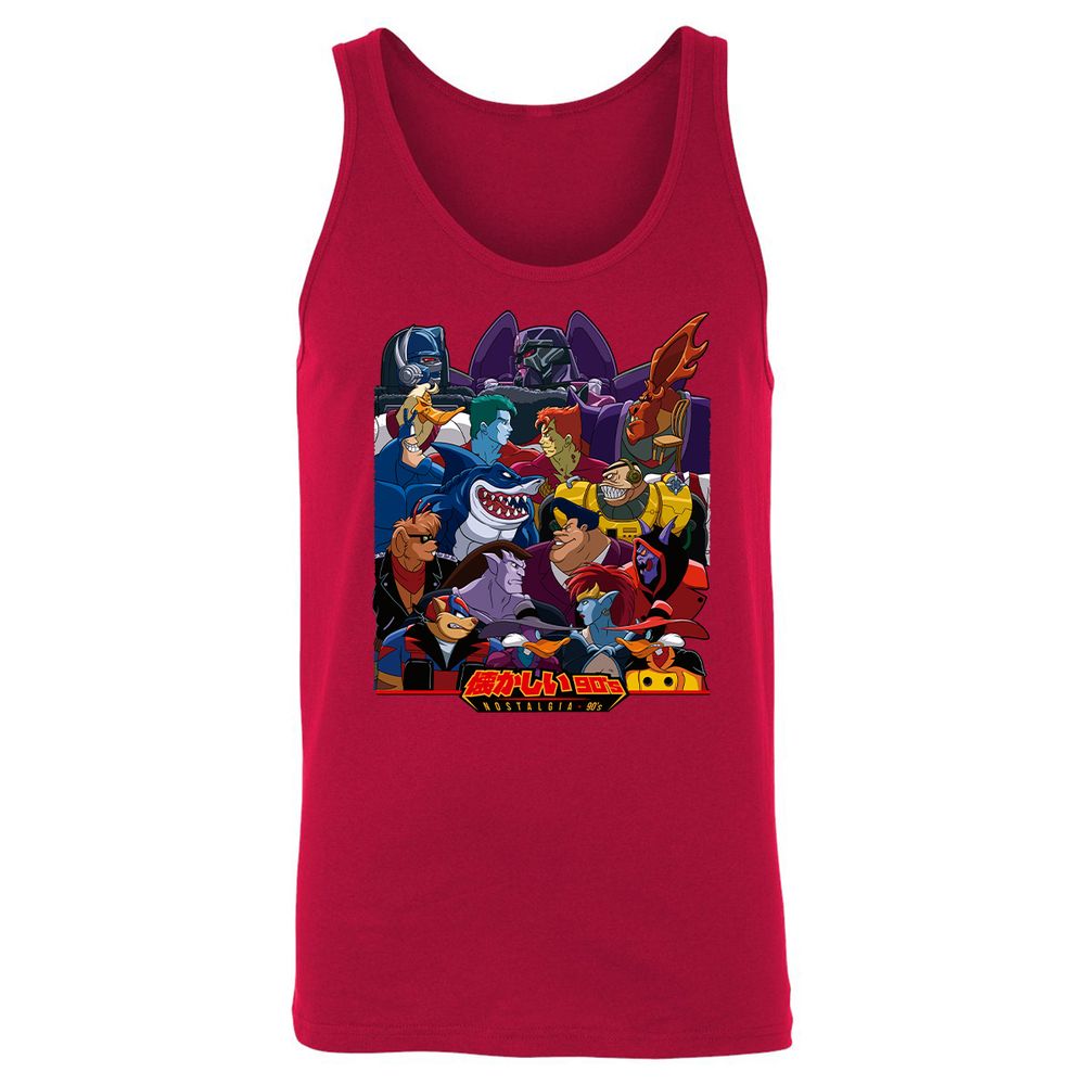 Unisex Jersey Tank - 4BZ641T1 - Red - 11