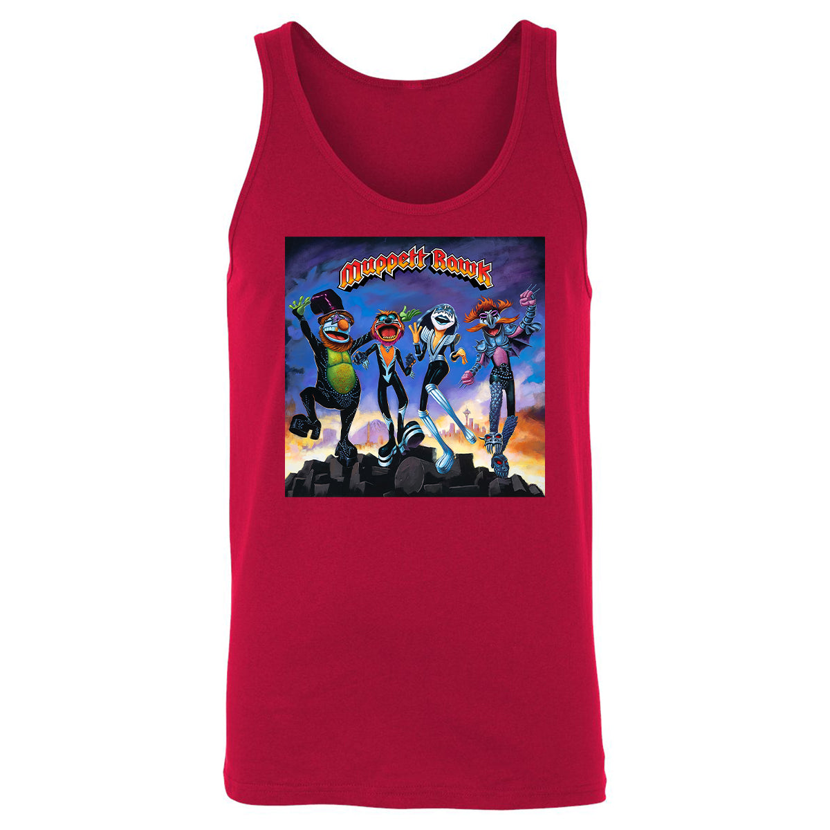 Unisex Jersey Tank - DW2CGFSW - Red - 11