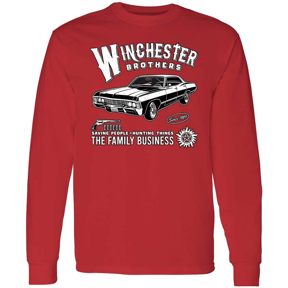 Long Sleeve T-Shirt - MXQFW52J - Red - 11
