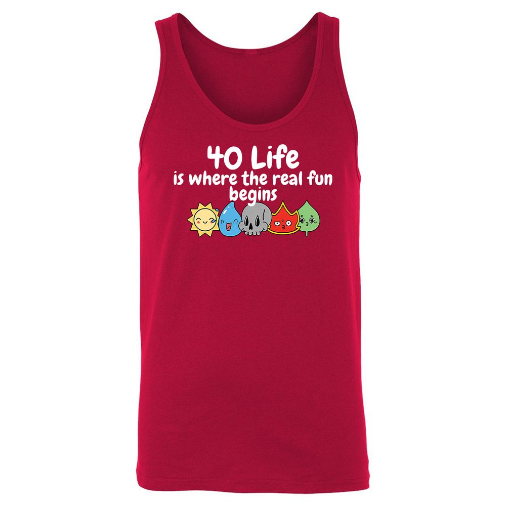 Unisex Jersey Tank - YMJ49PG1 - Red - 11