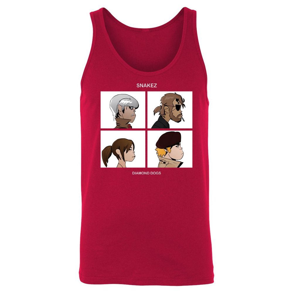 Unisex Jersey Tank - GHDYQ1Y5 - Red - 11