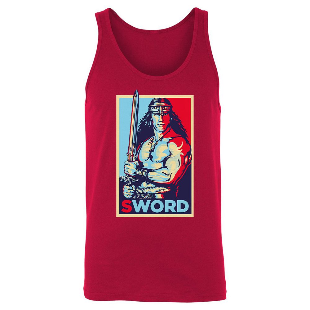 Unisex Jersey Tank - GX6QMY67 - Red - 11
