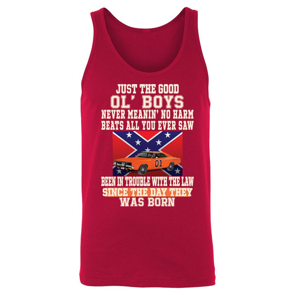 Unisex Jersey Tank - NBQ4PBCF - Red - 11