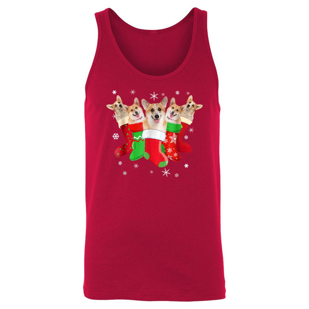 Unisex Jersey Tank - WDZ8YL6R - Red - 11