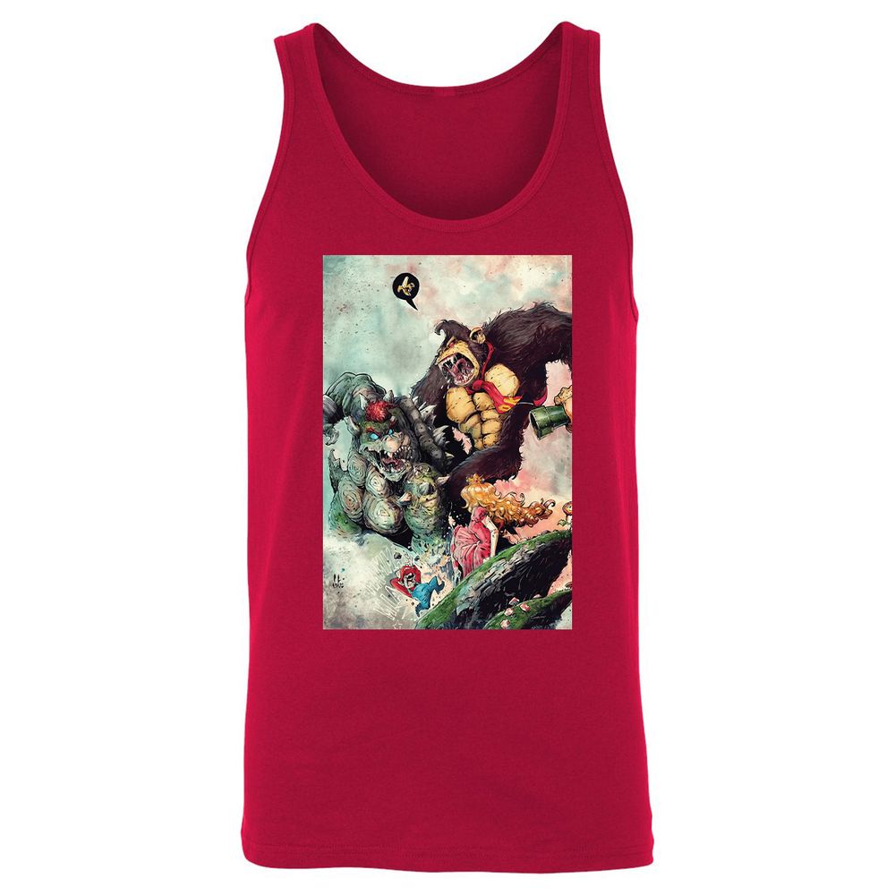 Unisex Jersey Tank - 37AFQHEZ - Red - 11