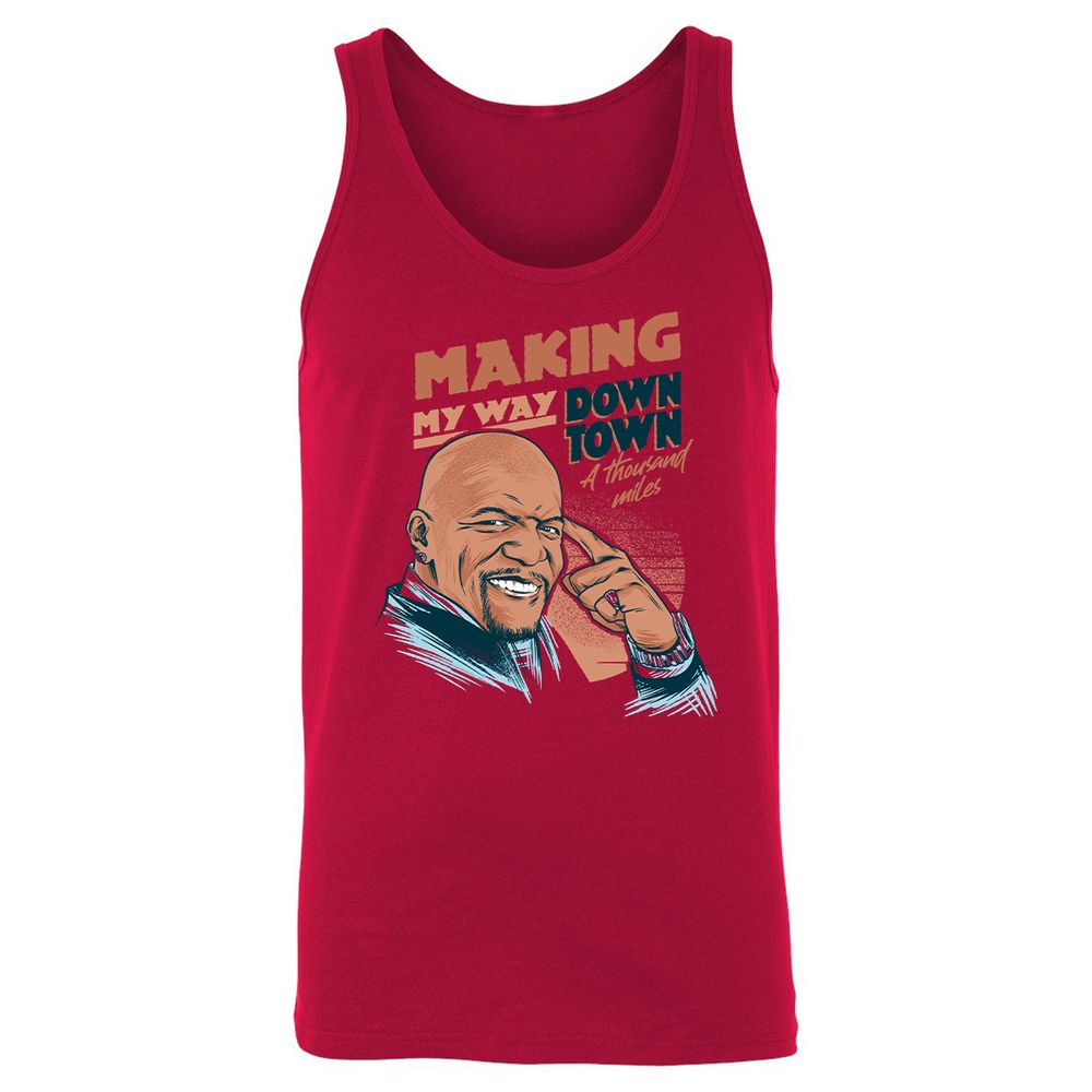 Unisex Jersey Tank - 3SX77QGJ - Red - 11