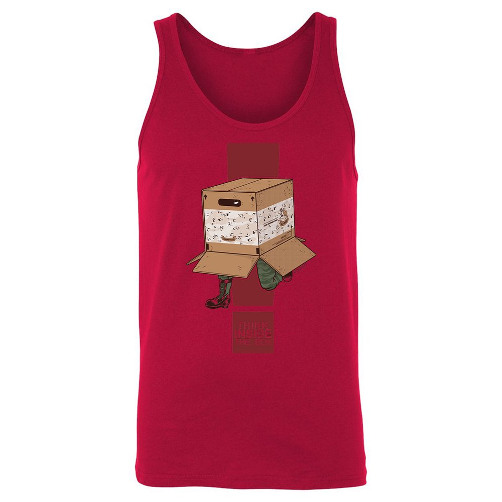 Unisex Jersey Tank - 3GRRERB1 - Red - 11