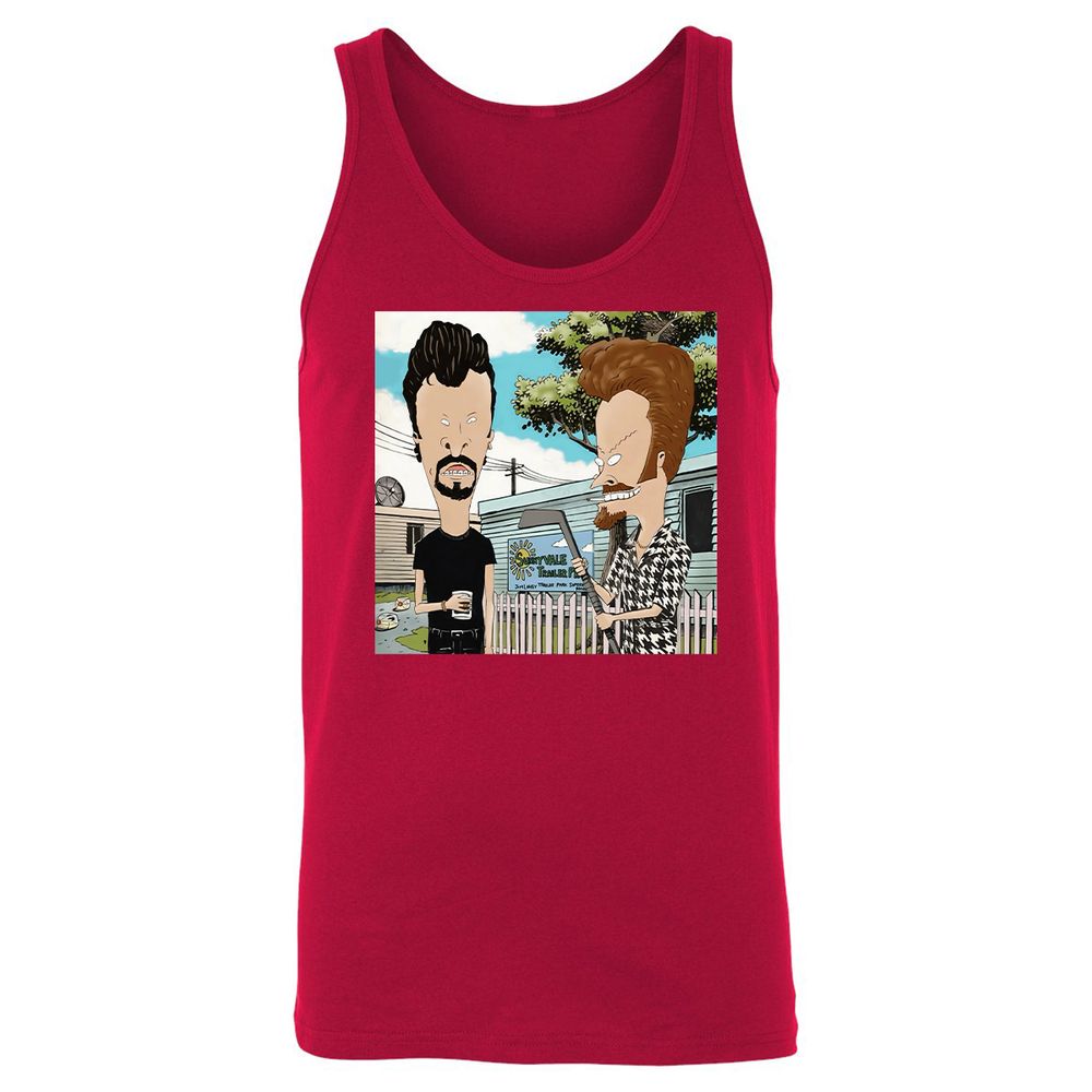 Unisex Jersey Tank - F8Y3M333 - Red - 11