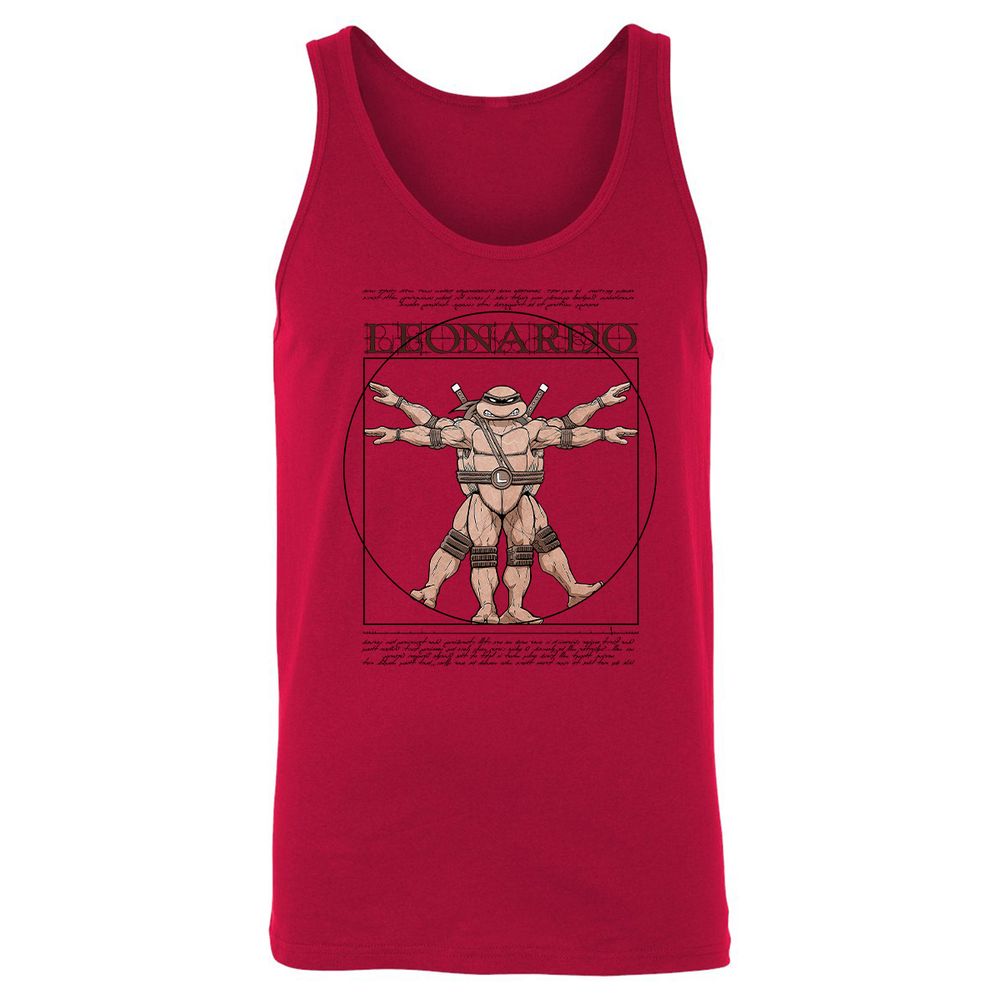Unisex Jersey Tank - A9VYDUGQ - Red - 11