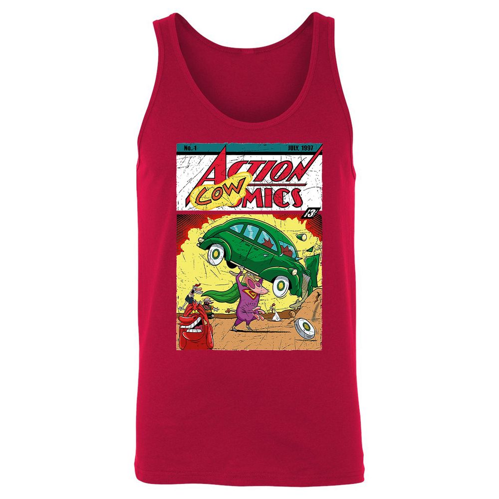 Unisex Jersey Tank - Q8Q82UKQ - Red - 11
