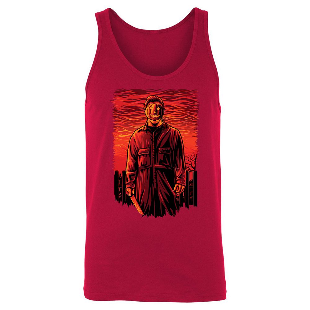 Unisex Jersey Tank - N4C8E6AY - Red - 11