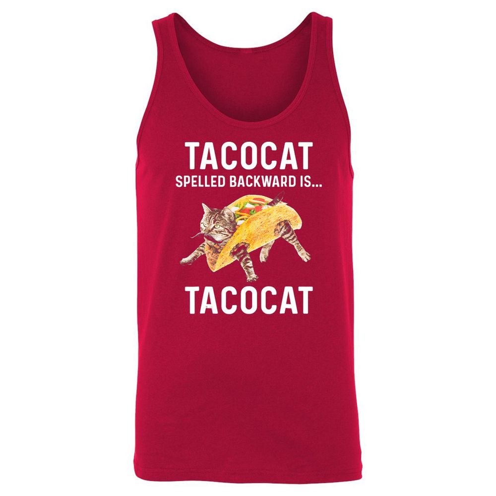 Unisex Jersey Tank - S2B5ZRF7 - Red - 11